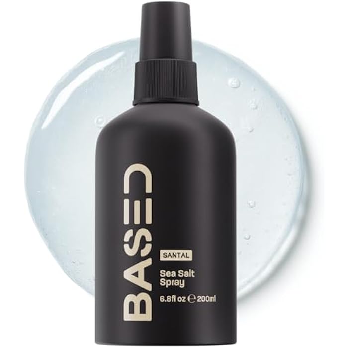 Based Bodyworks بخاخ ملح البحر من BASED BODYWORKS، بخاخ ملح البحر بتشطيب طبيعي للشعر، يمنح الحجم والملمس، غني بالطحالب وفيتامين B5، خفيف وغير دهني، خالي من البارابين - Image 1